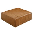 thumbnail image 3 of Modway Bartlett Modern Upholstered Faux Leather Ottoman in Tan, 3 of 7