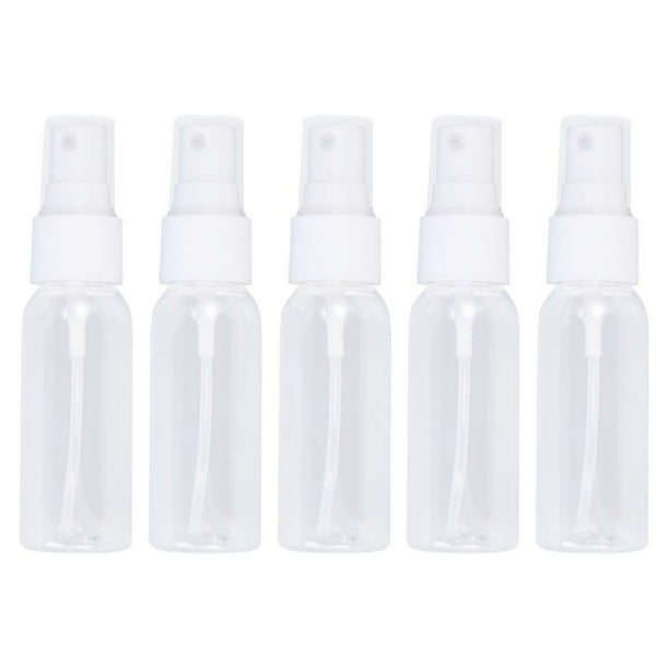 20pcs Mini Plastic Small Empty Spray Bottle for Make Up and Skin Care Refillable Travel Use (30ML Transparent Bottles with White Sprayer)