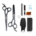 thumbnail image 1 of Tijeras para cortar el cabello, kit de tijeras para cortar el cabello, kit de tijeras para adelgazar para el hogar, peluquero, salón, 1 of 5