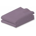 thumbnail image 3 of 100% Cotton 400 Thread Count 2 PC Pillow Cases (King, Purple), 3 of 4