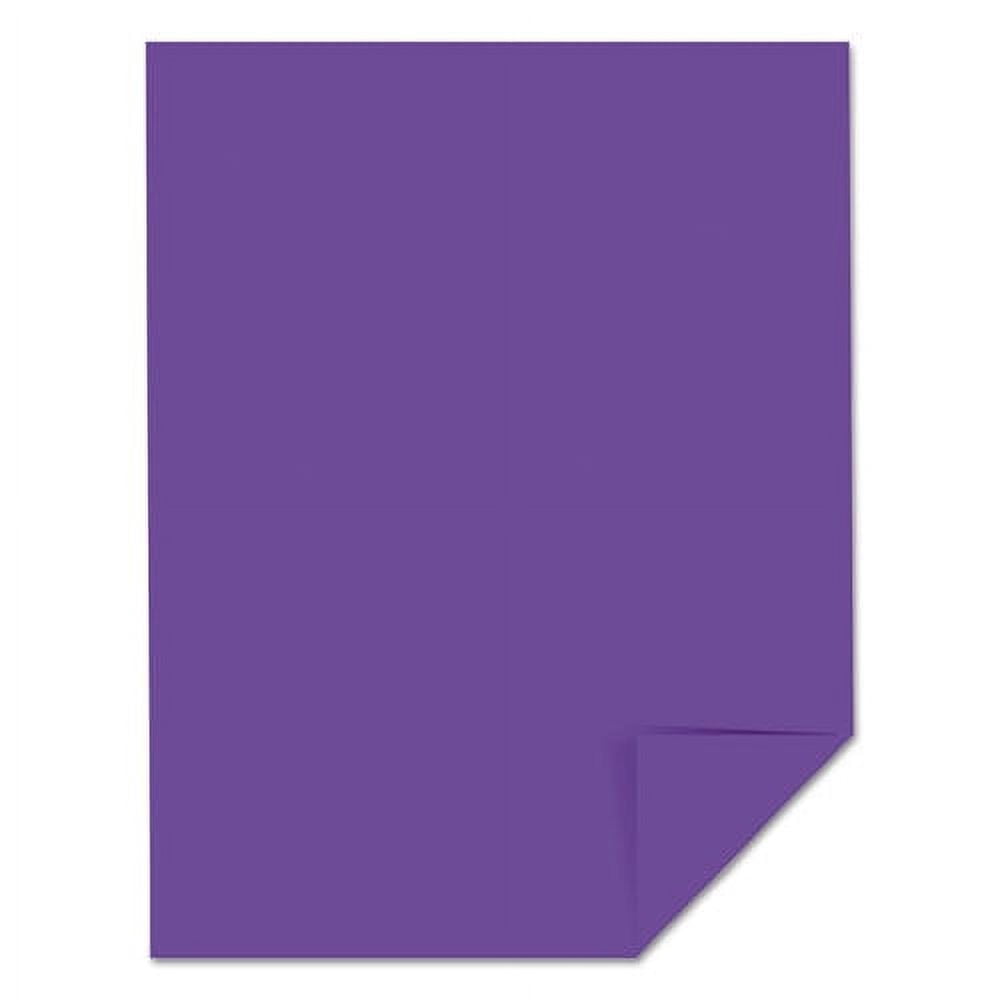 Color Cardstock, 65 Lb, 8.5 X 11, Gravity Grape, 250/pack | Bundle of 2 Packs