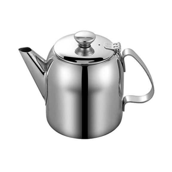 Stainless Steel Teapot 20 Oz 32 Oz 48 Oz 70Oz Spill Proof Metal Brew Kettle Versatile Design Ideal for Restaurants Rooms and Home Use