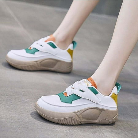 Pejock Women s Slip-Ons Sneakers  Womens Loafers  Ladies Fashion Canvas Sneakers  Solid Low Top Shoes Thick Sole Round Toe Casual Shoes Non Slip Comfortable & Light-Weight Shoes