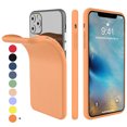 thumbnail image 1 of TORUBIA For iPhone 11 6.1 Inch Back Case Slim Fit Soft TPU Phone Case Built-in Velvet Material Anti-Scratch Protective Cover,Full Body Protection Liquid Silicone (Coral orange), 1 of 8