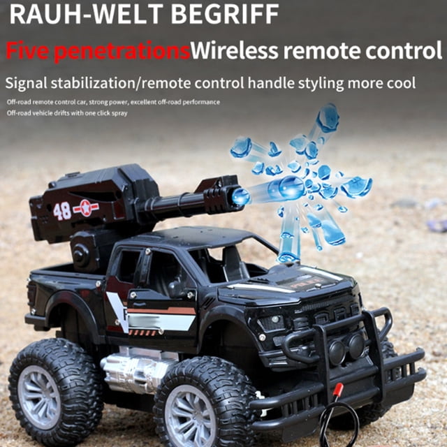 Alloy Off Road Vehicle Door Opening Remote Control Vehicle Off Road Vehicle Cool Bouncing Car Children Toy Car Boy