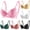 Green, variant on Ladies Lace Embroidered Back Closure Mesh Breathable Underwire Inner Bra
