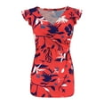 thumbnail image 5 of GORHGORH Women's Cotton Floral Print Sleeveless Casual Nursing Maternity T-Shirt Tank Tops, 5 of 6