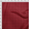 thumbnail image 3 of oneOone Cotton Jersey Maroon Fabric Gingham Check Diy Clothing Quilting Fabric Print Fabric By Yard 58 Inches Wide, 3 of 4