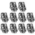 thumbnail image 1 of Paracord Beads Metal Skull, Generous Paracord Beads Skull Pendant Anti Slipping Convenient Beautiful  For Outdoor For Keychains, 1 of 8