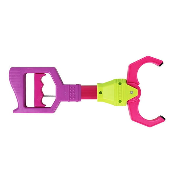 Extra Long Grabber Reacher Wide Jaw Foldable Steel Cable Handle Tool
