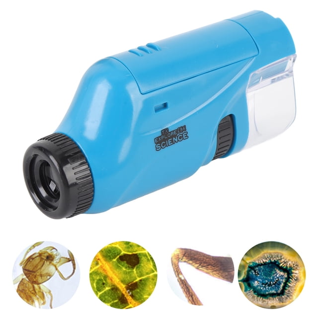Microscope for Kids, Portable Handheld Microscope, Battery Powered Mini Microscope Pocket Microscope, Educational Toy Portable Microscope, Christmas Birthday Gifts