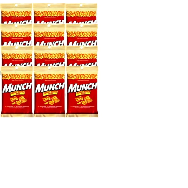 Munch Pure Peanut Goodness Brittle Bites 4.0 Oz. On The Go Bag (12
