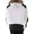 thumbnail image 2 of I.N.C Mens Iridescent Cire Parka Coat, White, X-Large, 2 of 4
