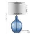 thumbnail image 4 of Safavieh Nadine 26 in. Modern Glass Table Lamp, Blue, 4 of 4