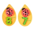 thumbnail image 3 of Juego de combinación de madera Montessori, juguete educativo de aprendizaje, reconocimiento de Color, rompecabezas de forma matemática para CUTICAT Juego de correspondencias, 3 of 8