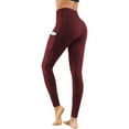 thumbnail image 2 of Aayomet Yoga Pants For Women With Pockets Womens Leopard Drawstring Elastic Waist Sports Lounge Pants with Pockets, L, 2 of 4