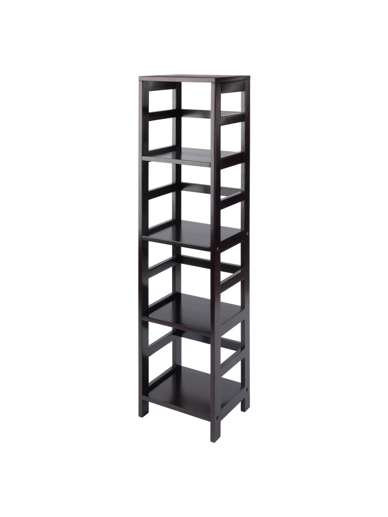 Winsome Wood Capri 5-Pc Storage Set, 4-Section Narrow Shelf & 4