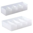 thumbnail image 1 of 2 Pcs Boîte de Rangement pour Bureau à Domicile Compartiment Multi-Usage, 1 of 9