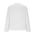 thumbnail image 5 of Men's V Neck Henley T-shirt Casual Loose Long Sleeve Shirts Basic Summer Beach T-shirts Fashion Streetwear, 5 of 6