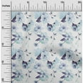 thumbnail image 1 of oneOone Cotton Cambric Baby Blue Fabric Florals Fabric For Sewing Printed Craft Fabric By The Yard 42 Inch Wide-WHY, 1 of 4