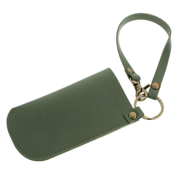 KHBUAB Rectangular Keychain Compatible Bottle Cover Olive Green 1Pc 4.7x2.6x0.2In