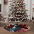 thumbnail image 4 of Sikiie Modern Abstract Colorful Skull A Nativity Christmas Tree Skirt, Jesus Christian Winter Holiday Tree Mat Decoration(30-48IN)48", 4 of 6