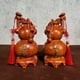 thumbnail image 1 of Rosewood gourd carving, a traditional Chinese wood ornament for the living room, perfect for gifting., 1 of 3