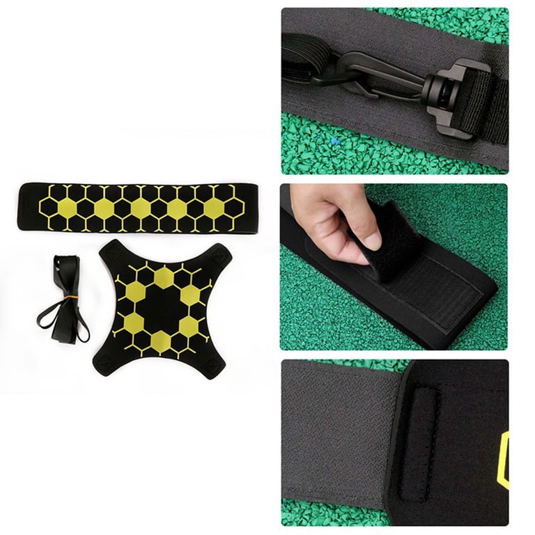 Ceinture D'entraînement De Foot Avec Filet – 2 Accessoires Pour Améliorer Passes Et Dribbles (taille 3/4/5)