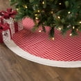 thumbnail image 2 of VHC Brand Red Plaid Tree Skirt 42598, 2 of 3