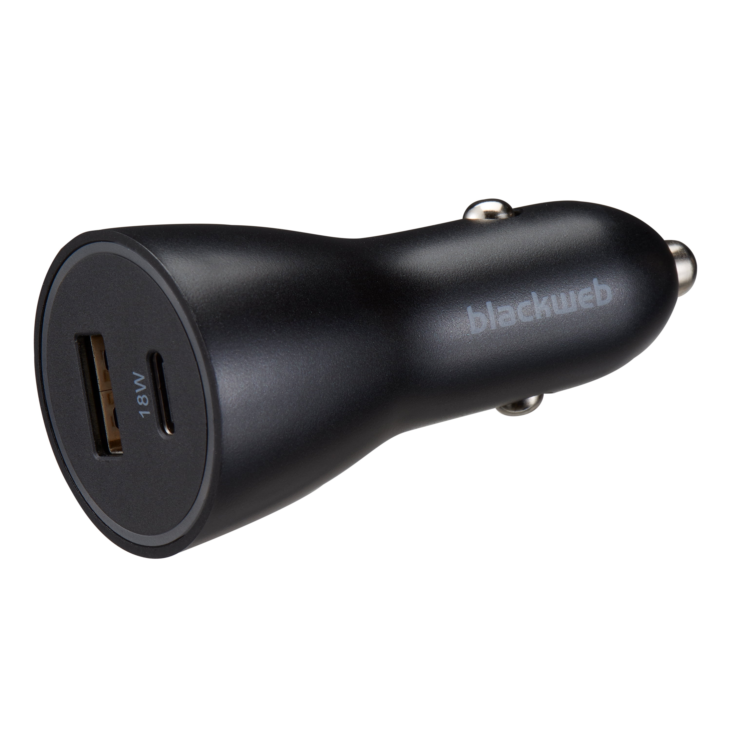 Blackweb USBC To Lightning Car Charger, Black Walmart