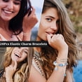 thumbnail image 2 of Pulsera con dijes ZYEHXED Snake de acero inoxidable, 20 unidades, para mujer, 2 of 6