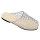 thumbnail image 2 of Mujeres Jelly Flats Se Desliza en Toboganes Malla para La Playa Verano Al Aire Libre (42) Blanco, 2 of 8