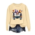thumbnail image 3 of Meichang Sweatshirt for Women Halloween Pumpkin Ghostface Graphic Sweatshirts Oversized Long Sleeve Crew Neck Pullover Vintage Halloween Sweatshirt, 3 of 5