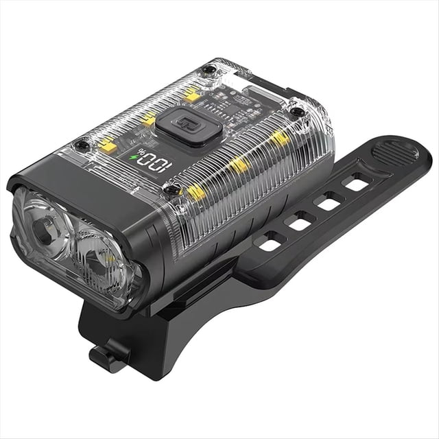 Luz LED para Bicicleta T6 Recargable por USB, Delantero para Bicicleta, Linterna Frontal con Luz Trasera, Lámpara de Seguridad para Ciclismo y Scooter.