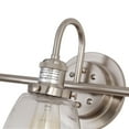 thumbnail image 3 of Warehouse of Tiffany Annha Sand Nickel 3-Light Cone Glass Shade Wall Sconce, 3 of 6