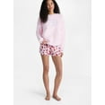 thumbnail image 2 of No Boundaries Sleepwear Teddy Fleece Pullover, Lightweight, Women’s, 2 of 5