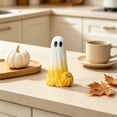 thumbnail image 5 of Miwamany Gradient Color Resin Ghost Figurine, Cute Spooky Halloween Tabletop Statue, Waterproof Durable Mini Ornament for Mantel Shelf Desk Party Fall Festival Home Layout, 5 of 6