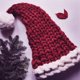 thumbnail image 2 of Gorro de punto de bola larga para mujer Gorro de Navidad de ganchillo FleinngHoz JD700712270, 2 of 2