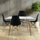 thumbnail image 5 of Mundo In Juego de Sillas Negras Eames Oslo para Comedor 4 Piezas Mundo In Hogar, 5 of 8