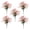 Pink, variant on AUHomi 4 Pcs Artificial Morning Glory Flowers for Outdoors, Silk Morning Glory Bush, Faux Flowers UV Resistant Artificial Flowers for Outdoor Decor, Garden Patio Grave Table Centerpiece (Orange)