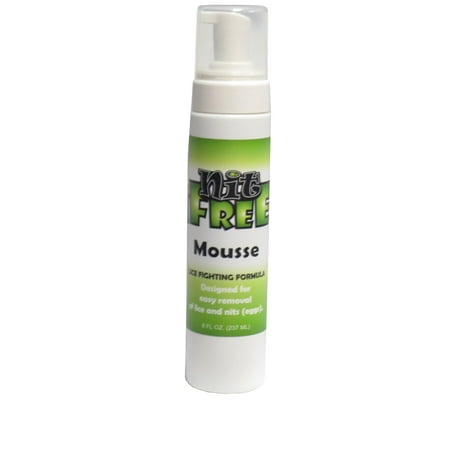 Nit Free Lice and Nit Eliminating Mousse and Nit Glue Dissolver (Best Treatment For Lice And Nits)