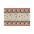 thumbnail image 2 of Uutvery Christmas Themed Placemats Heat Insulated Table Mats for Farmhouse Winter Christmas Xmas Holiday Home Kitchen Table Decorations，19.68x12.99 Inches, 2 of 6