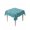 Blue, variant on Green Spring Easter Suqare Tablecloth - 54 x 54 Inch, Cute Bunny Botanical Waterproof & StainResistant Tablecloth, Washable Oil-proof Table Cover for Dining/Party/Wedding/Camping/Buffet
