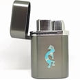 thumbnail image 2 of Desktop Triple Torch Lighter – (Kokopelli – Cloisonne), 2 of 6