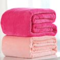 thumbnail image 4 of Polyester Soft Warm Solid Color Blanket Sleep Cover Rug for Home Bedroom Bedding, 4 of 5