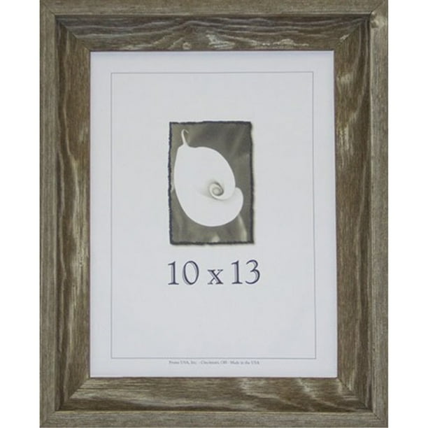 10x13 appalachian barnwood picture frame w/real glass