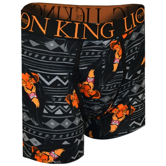 MJC International Group Mens Disney's The Lion King Scar Boxer Briefs (Medium)