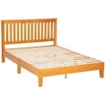 thumbnail image 6 of Full Bed Frame Solid Wood Platform Bed with Headboard, Full Size Wood Foundation for  Adults, 75.7"L x 54"W x 37"H, Natural, 6 of 7
