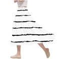 thumbnail image 1 of Jupes pour Femmes, Jupes d'Été pour Femmes, Jupe Décontractée à Fleurs Imprimées, Jupe Élastique à la Taille, Jupe pour Femmes, Jupes d'Été pour Femmes, 1 of 6