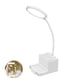 thumbnail image 2 of Lámpara De Mesa Led Lámpara De Manguera De Brillo Ajustable De Forma Continua Maquillaje Multifuncional Con Puertos De Salida Usb Escritorio Recargable Para Estudio De Lectura En El Hogar Noticed HA015245-00, 2 of 7